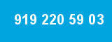 919 220 59 03